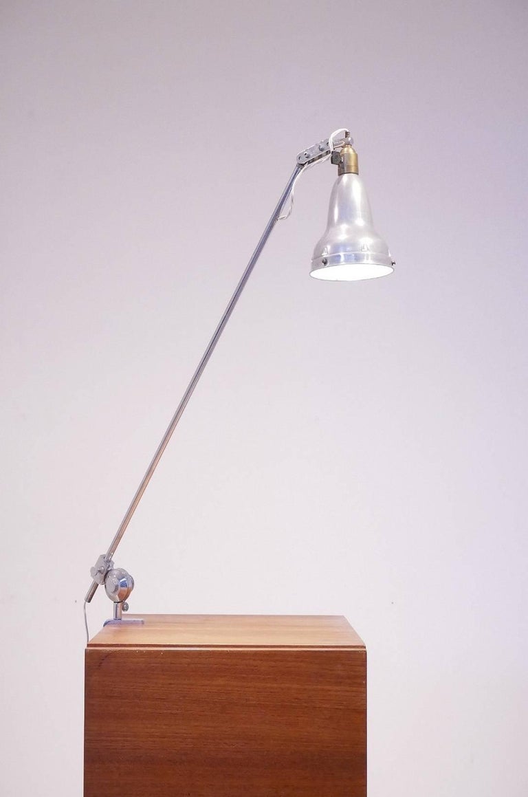 French 1940s Design Table Lamp Jilrin By L Bosci And Rare Architect S Table Arm Lamp By L Bosci Co Dating From The 1940s