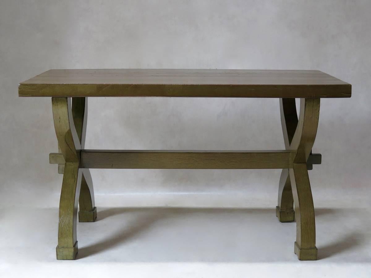 Varnished French 1940s Art Deco Table For Sale