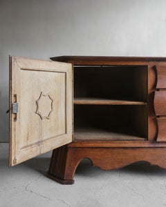 Französisches Sideboard im brutalistischen Stil aus den 1940er Jahren
