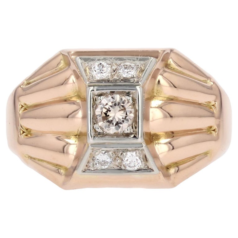 SOLAKZADE 1940s Tank 超 Ring 18k diamond