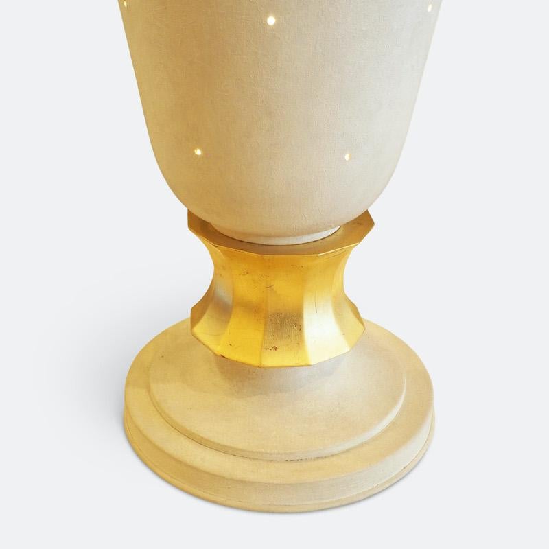 Milieu du XXe siècle Grande lampe de table lumineuse française des années 1940 en vente
