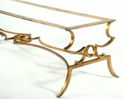 French 1940s Long Low Coffee Table