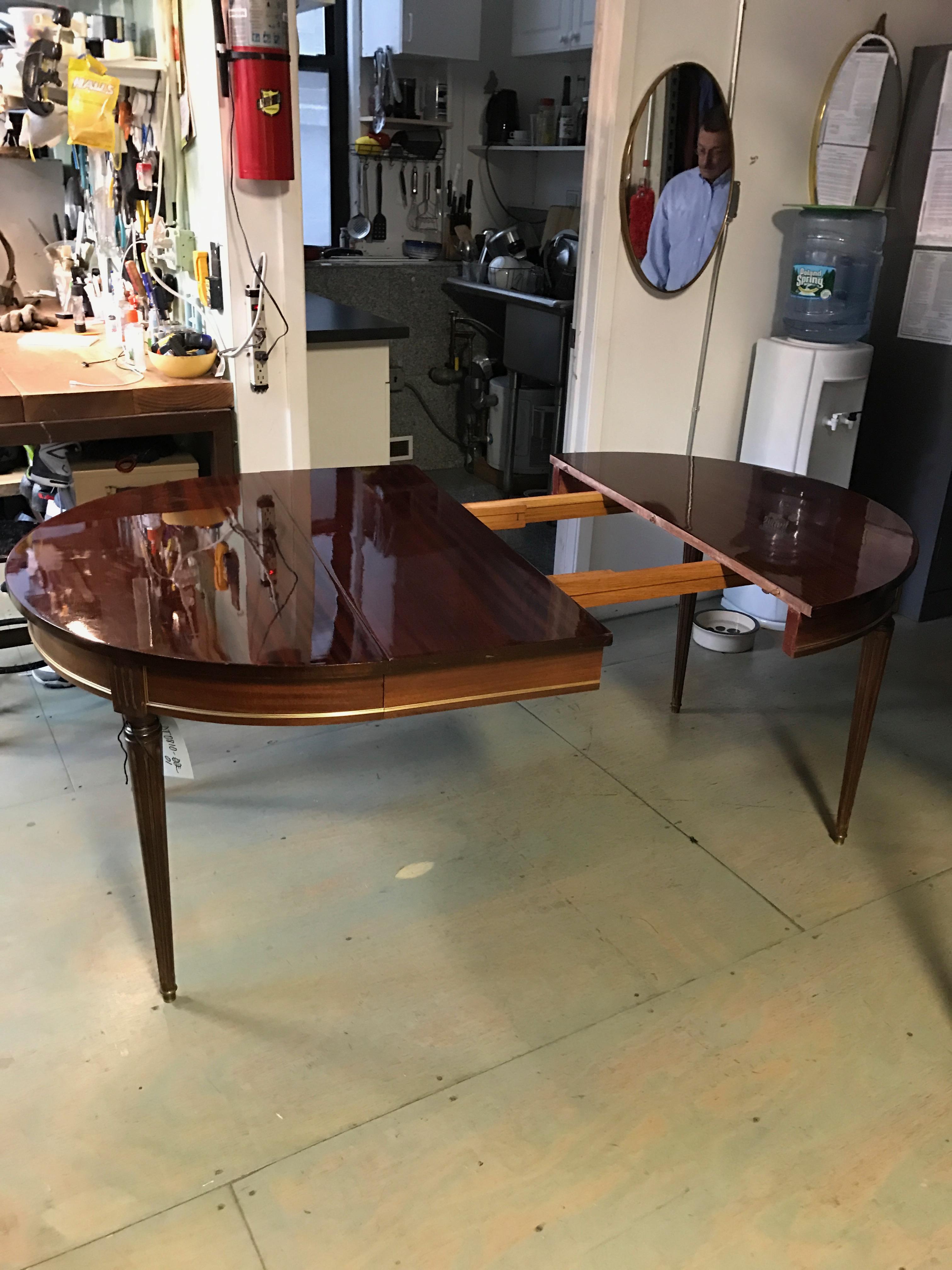 large french rectangular dining table, 1940s |... French 1940s Mahogany Dining Table at 1stDibs