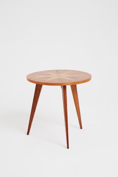 French 1940s Oak Side Table