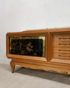 French 1940s Oak Sideboard