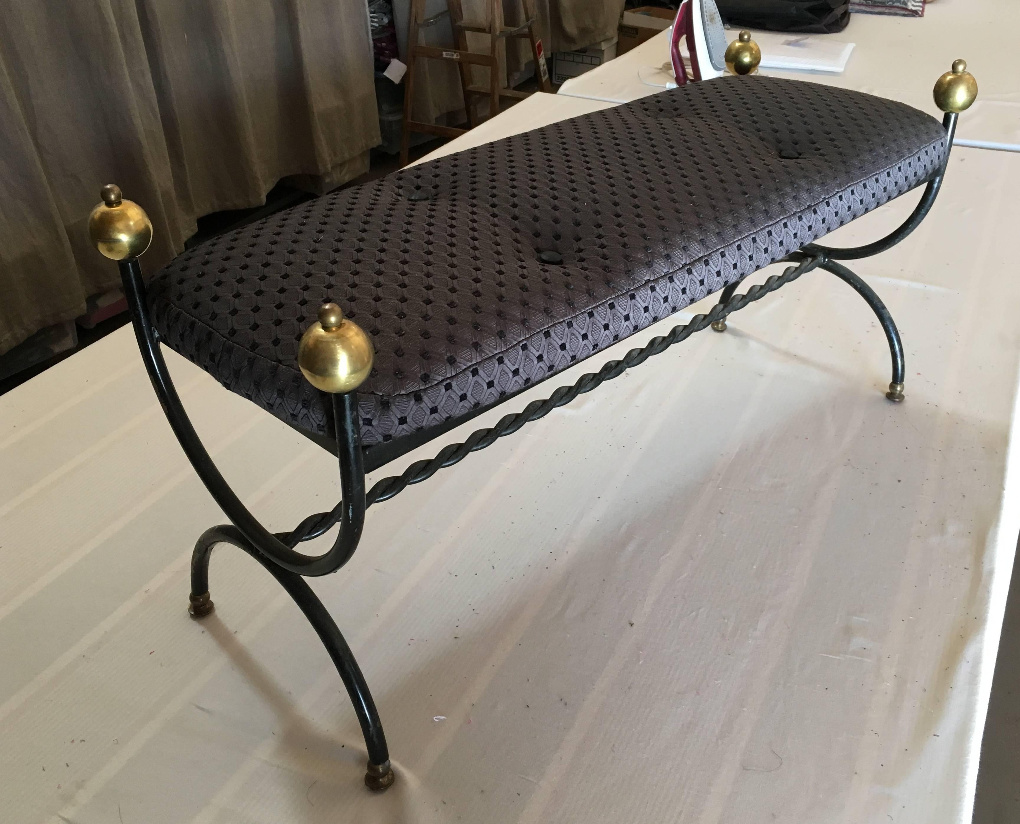French 1940s Royere Style Bench 2