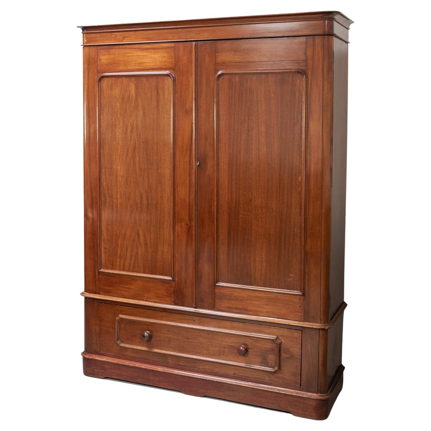 19. C.  English Wood Wardrobe