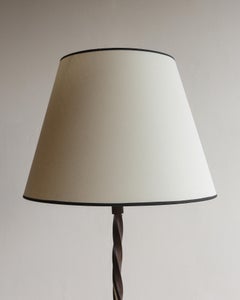French 1940s Wrought Iron Floor Lamp