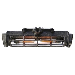 French 1948 R.M.A. Industrial Cast Aluminium Pendelleuchte