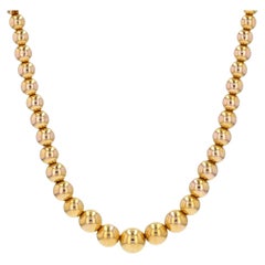 French 1950s 18 Karat Rose Gold "Marseille" Necklace