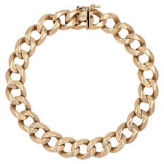 Bracelet en or jaune 18 carats de style français des années 1950