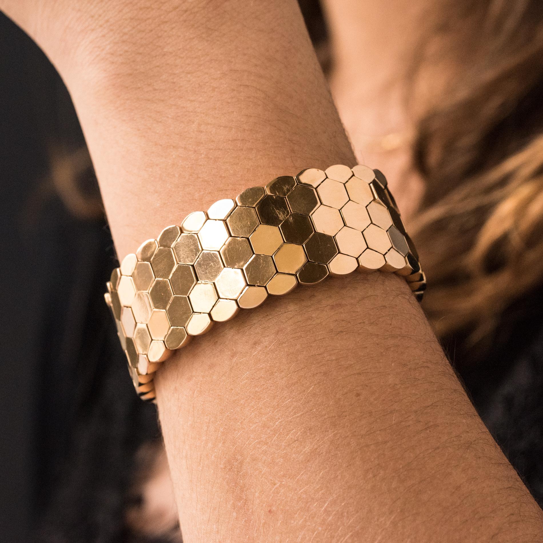 honeycomb bangle