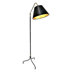 French 1950s Adjustable Floor Lamp