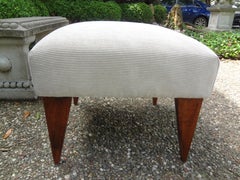 French 1950's Bench or Ottoman in the Style of Jeanneret, Perriand and Prouvé