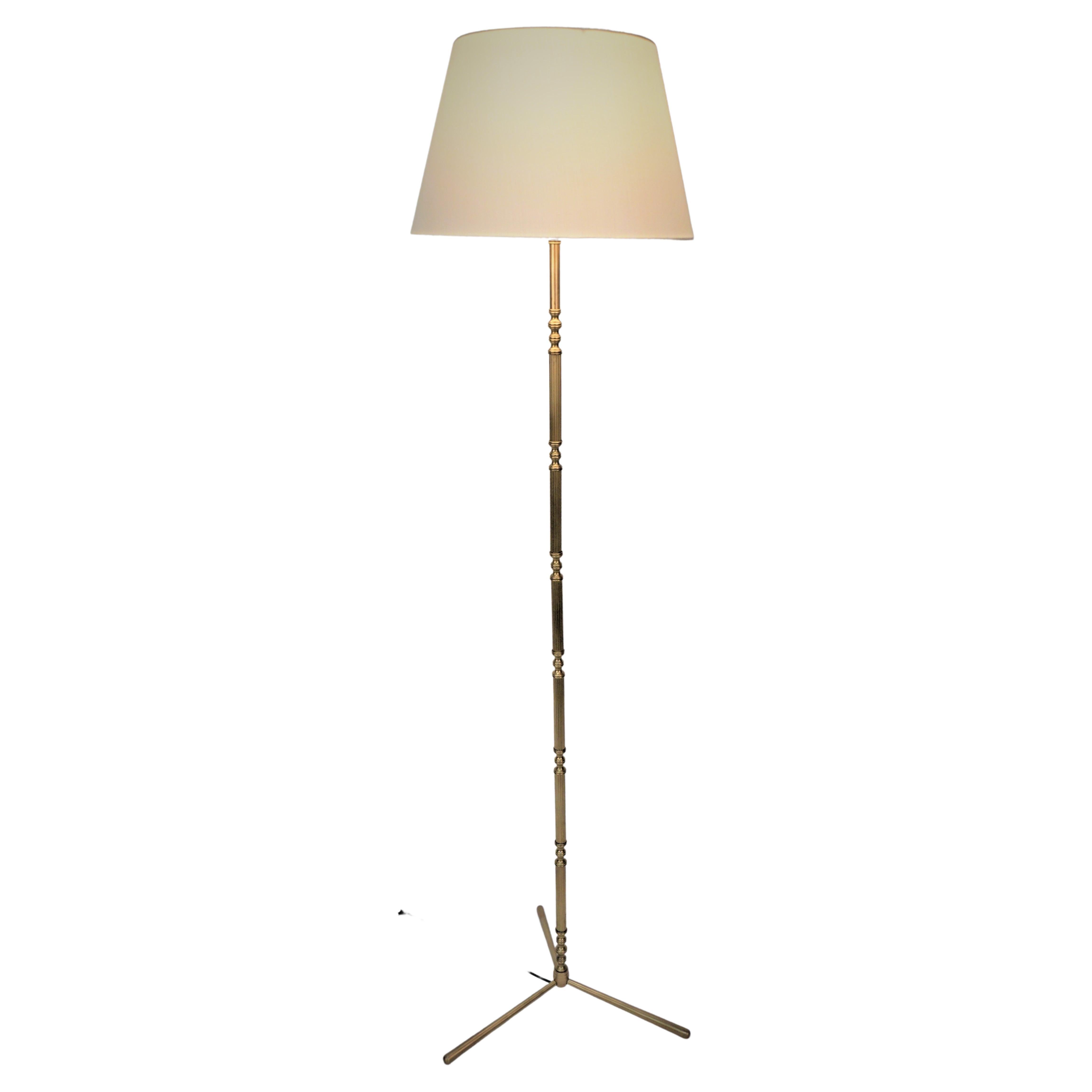 French Bronze Floor Lamp For Sale at 1stDibs