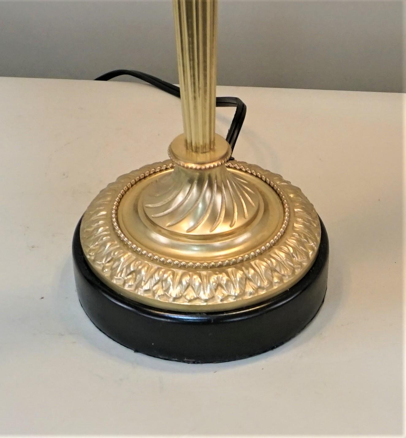 French 1950s Bronze Table lamp In Good Condition In Fairfax, VA