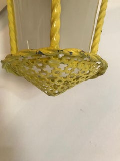 French 1950s Ceiling Light Pendant Lantern