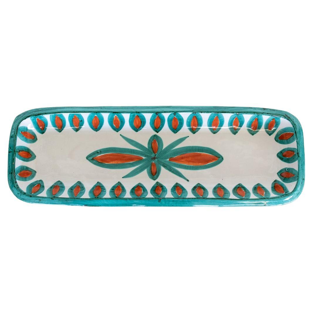 French Ceramic Painted Tray by Gustave Reynaud For Sale at 1stDibs