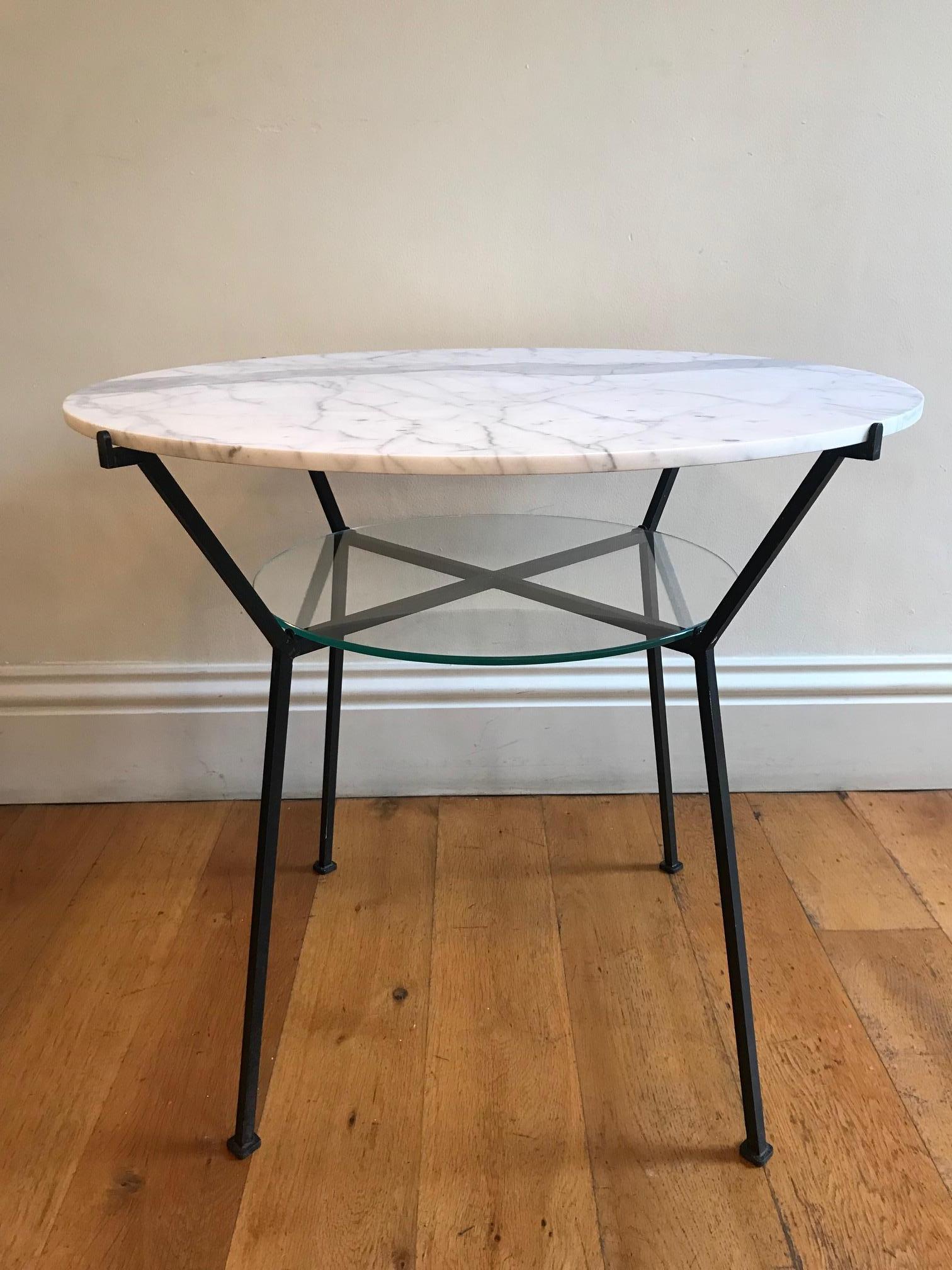 Mid-Century Modern French 1950s Charles Ramos Table For Sale