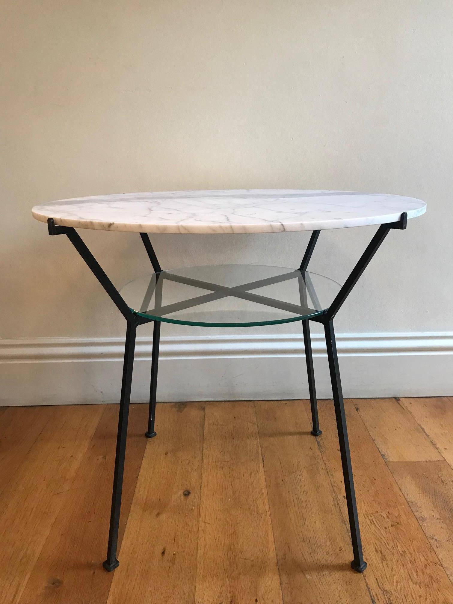 French 1950s Charles Ramos Table In Good Condition For Sale In London, GB
