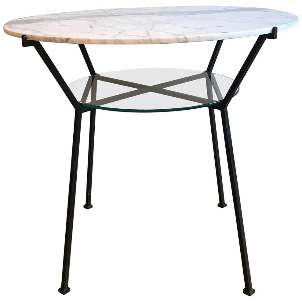 French 1950s Charles Ramos Table im Angebot