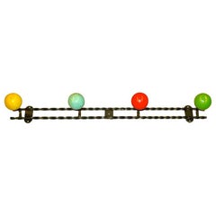 French 1950's Colorful Coat Hook