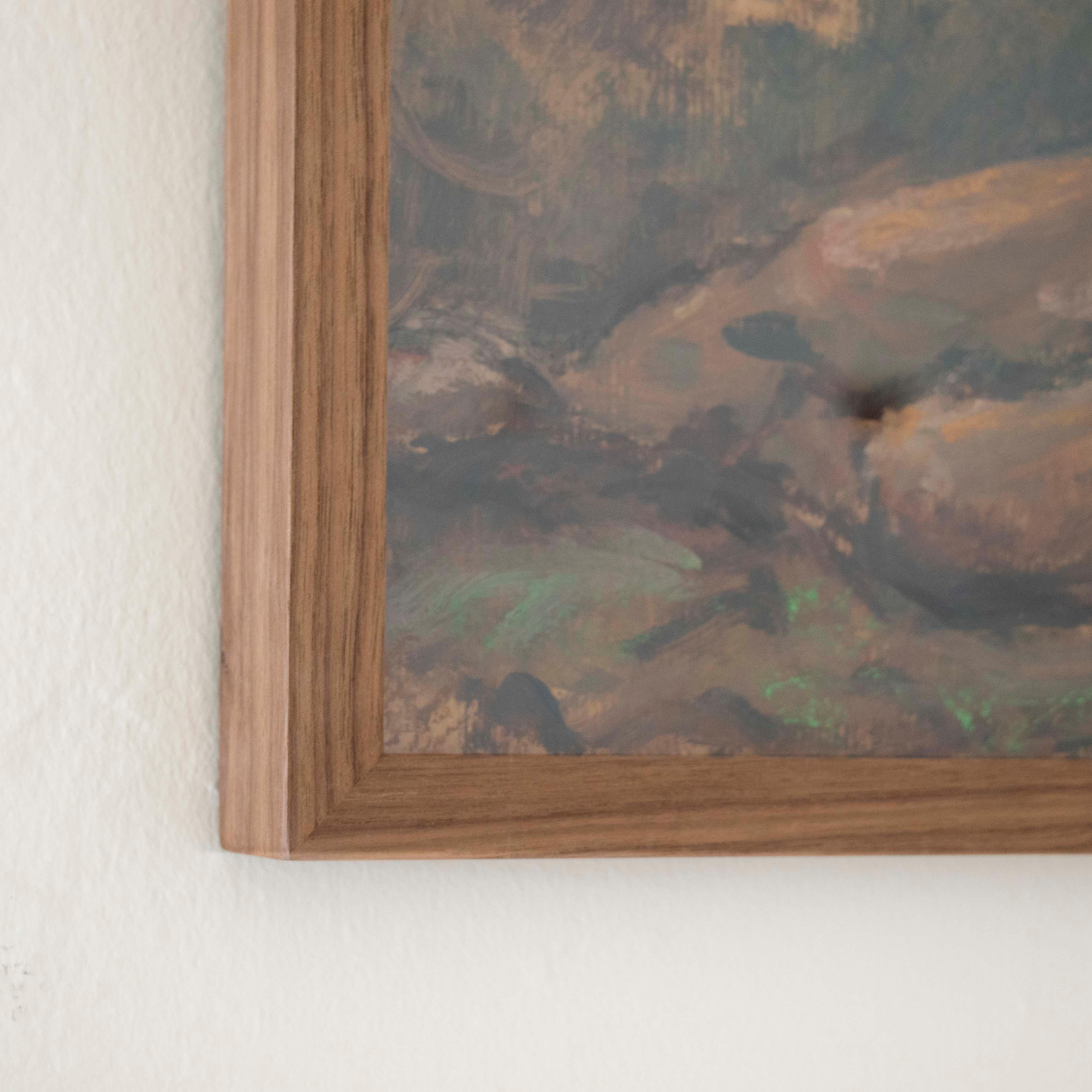 Wood French 1950's Expressionist Painting, Nude Woman