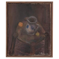 French 1950's Expressionist Painting, Still Life