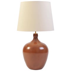 French 1950s Extra Large Ceramic Table Lamp