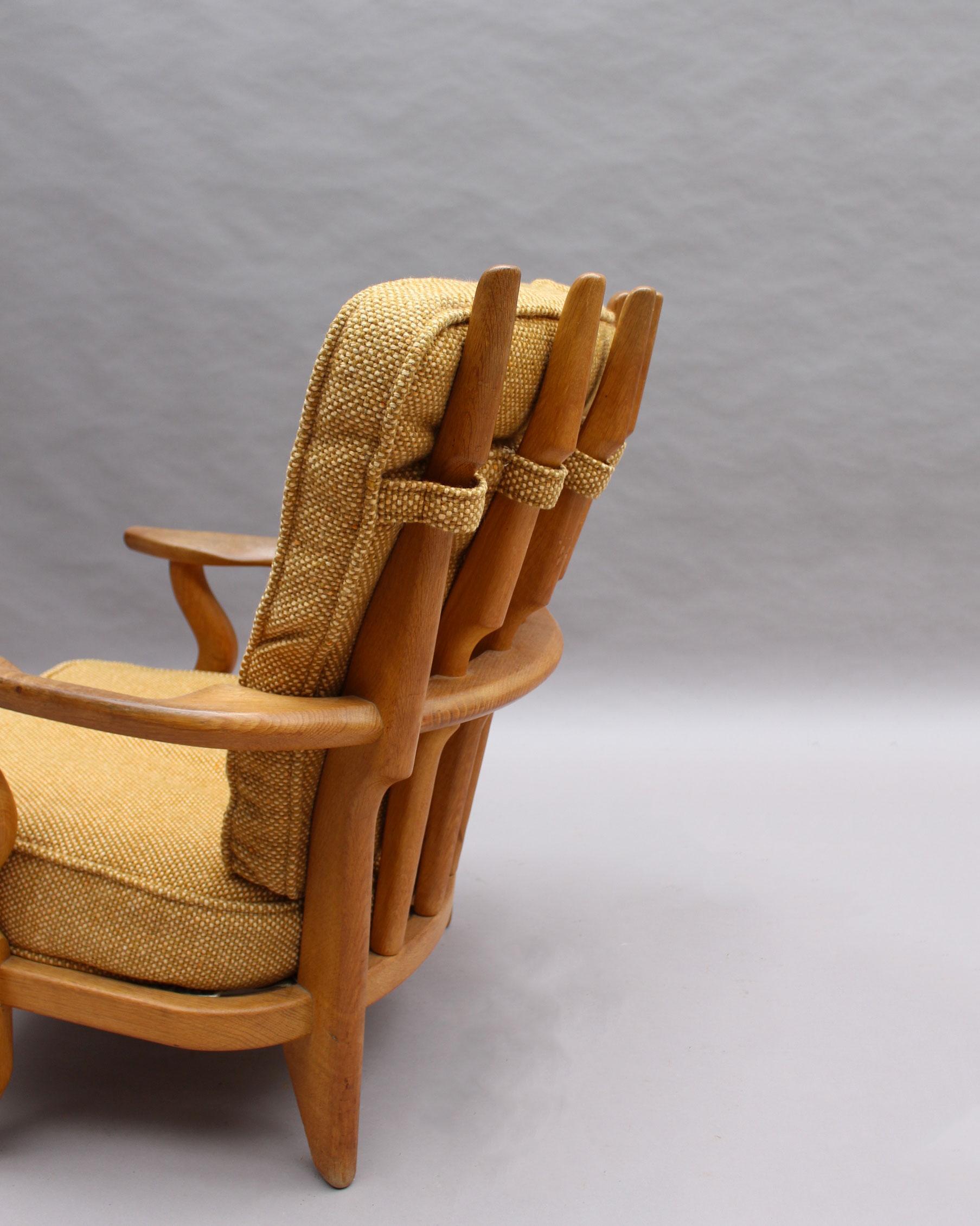 French 1950s “Grand Repos” Armchair by Guillerme et Chambron 2