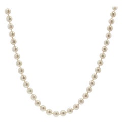 Collana Chocker di perle coltivate giapponesi francesi degli anni '50