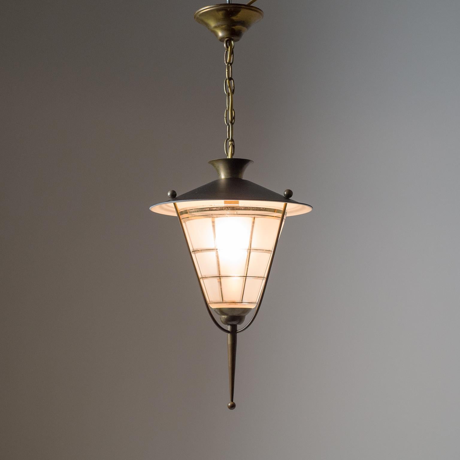 Mid-Century Modern French 1950s Lantern