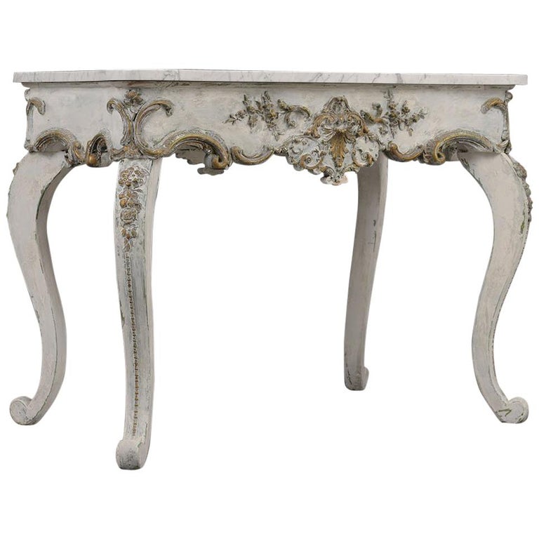 French 1950s Louis Xv Style Side Table