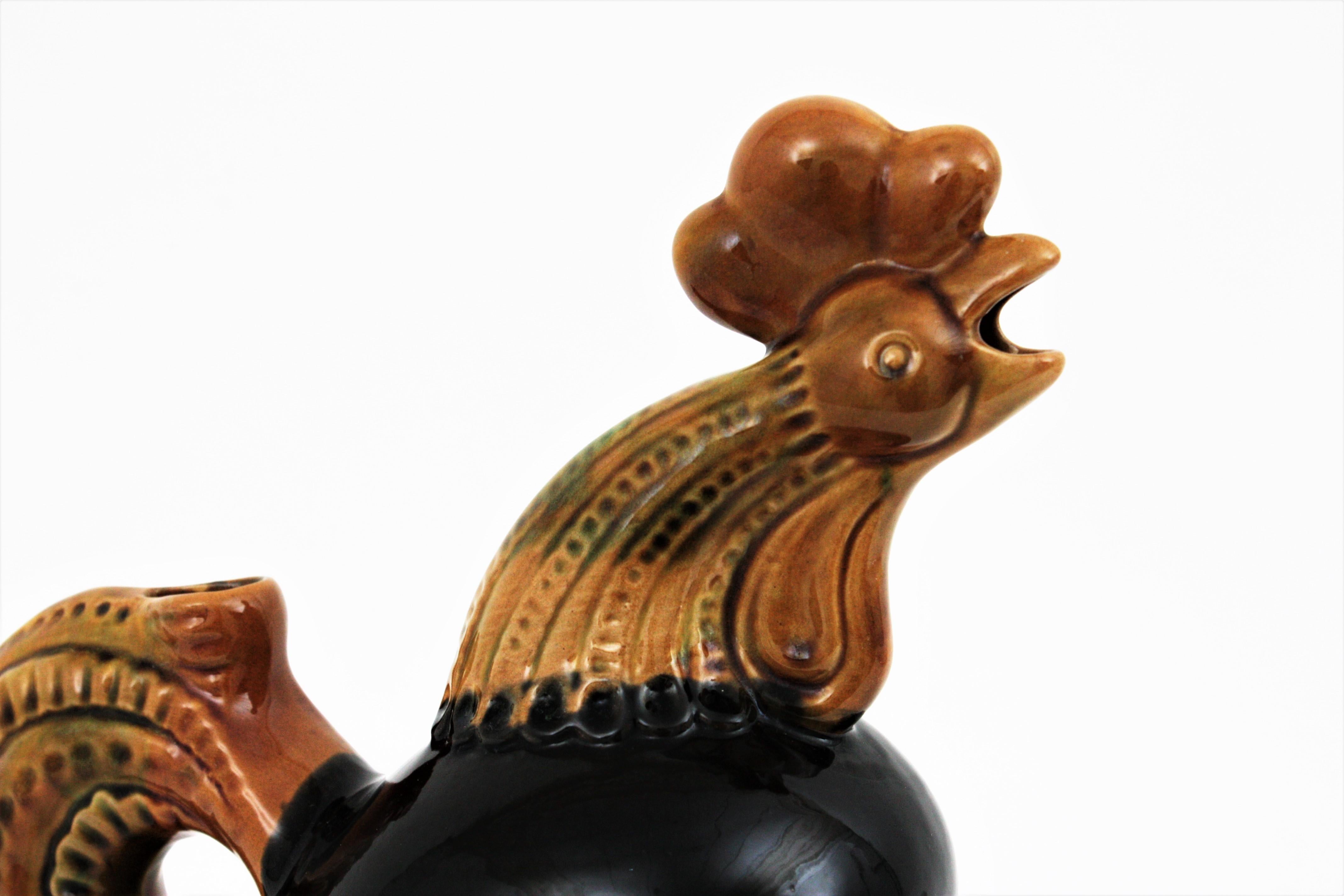 ceramic rooster jug