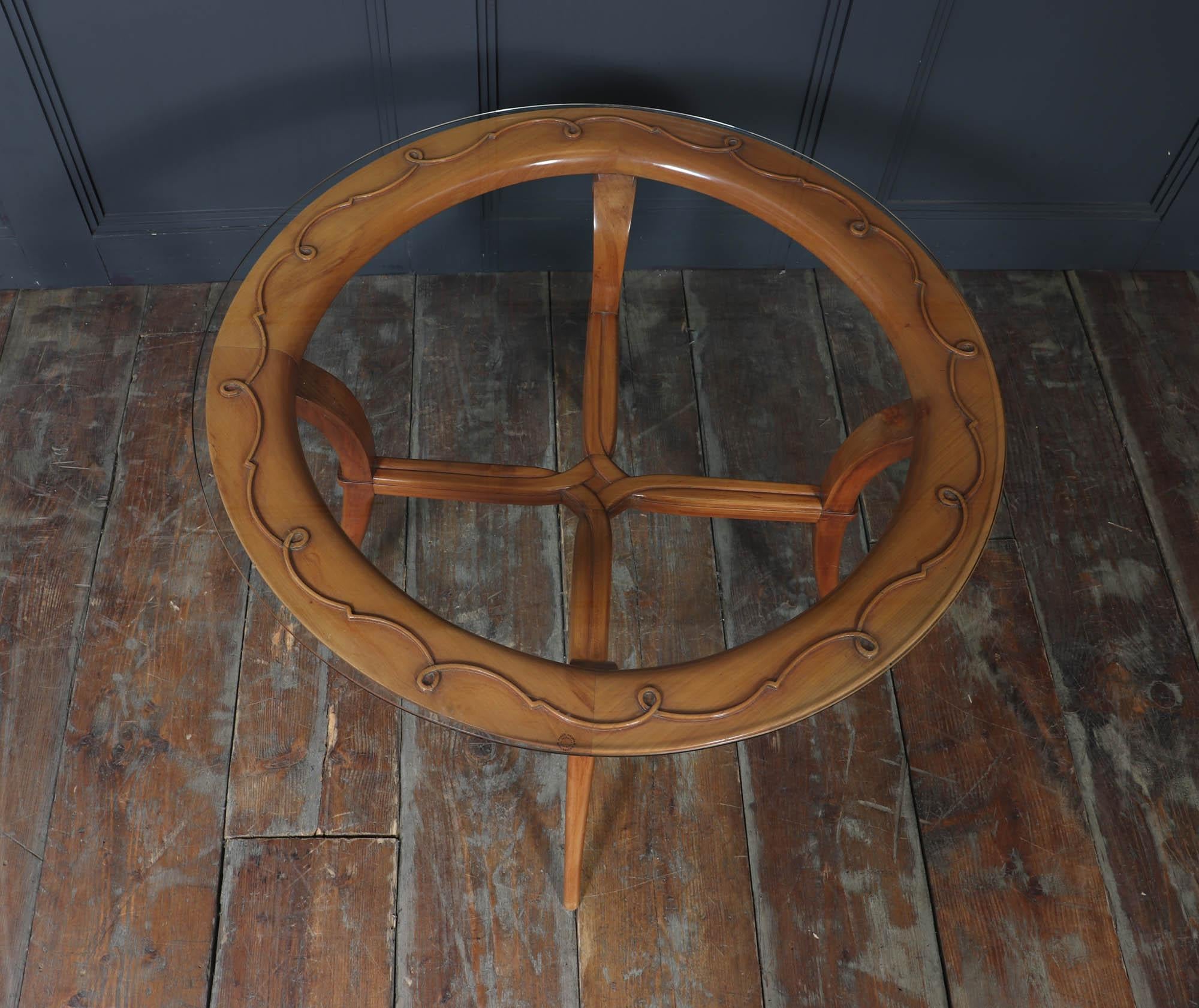 French 1950s Sculptural Centre Table in the Manner of René Prou en venta 4