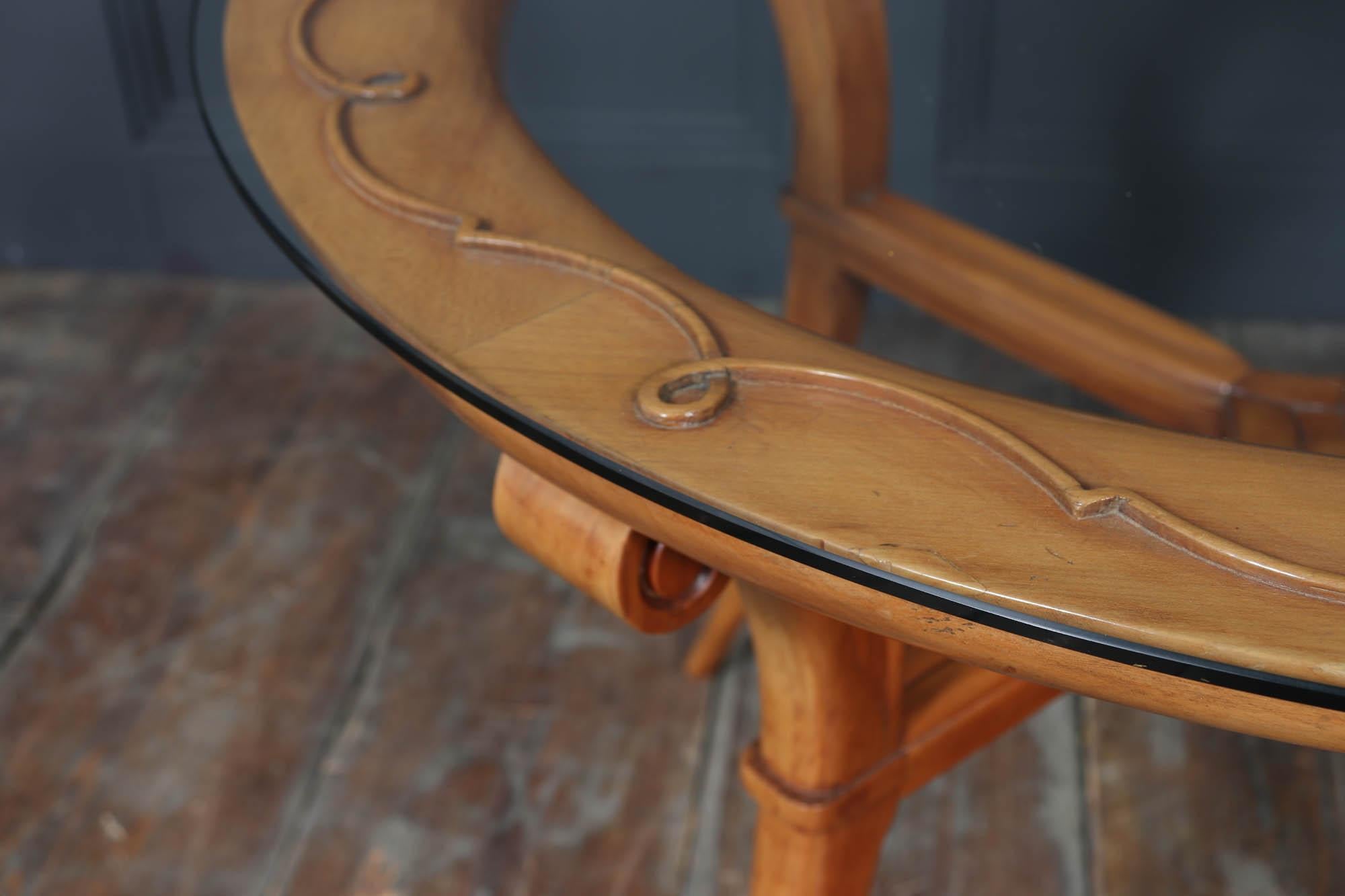 French 1950s Sculptural Centre Table in the Manner of René Prou en venta 5