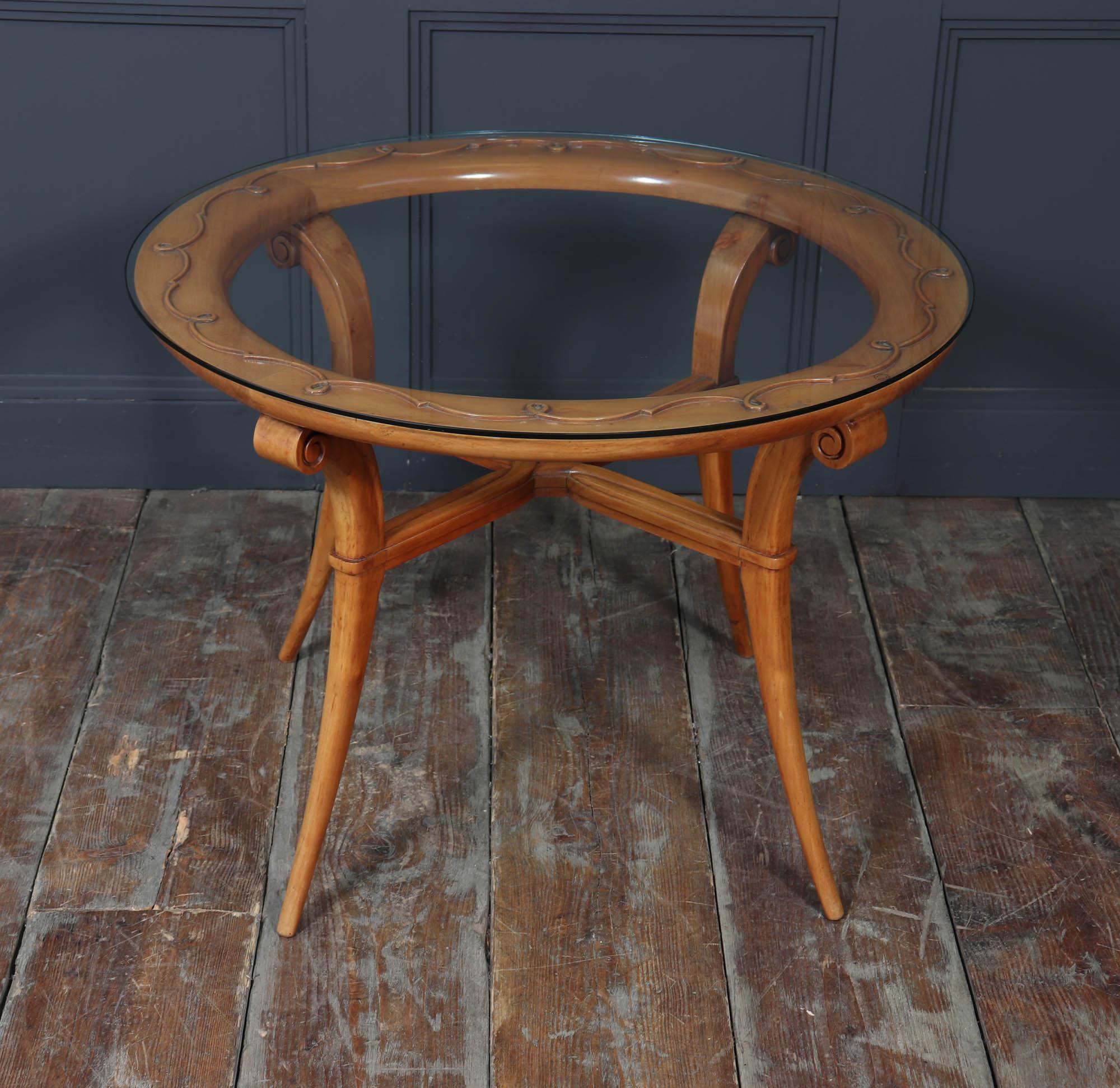 French 1950s Sculptural Centre Table in the Manner of René Prou en venta 6