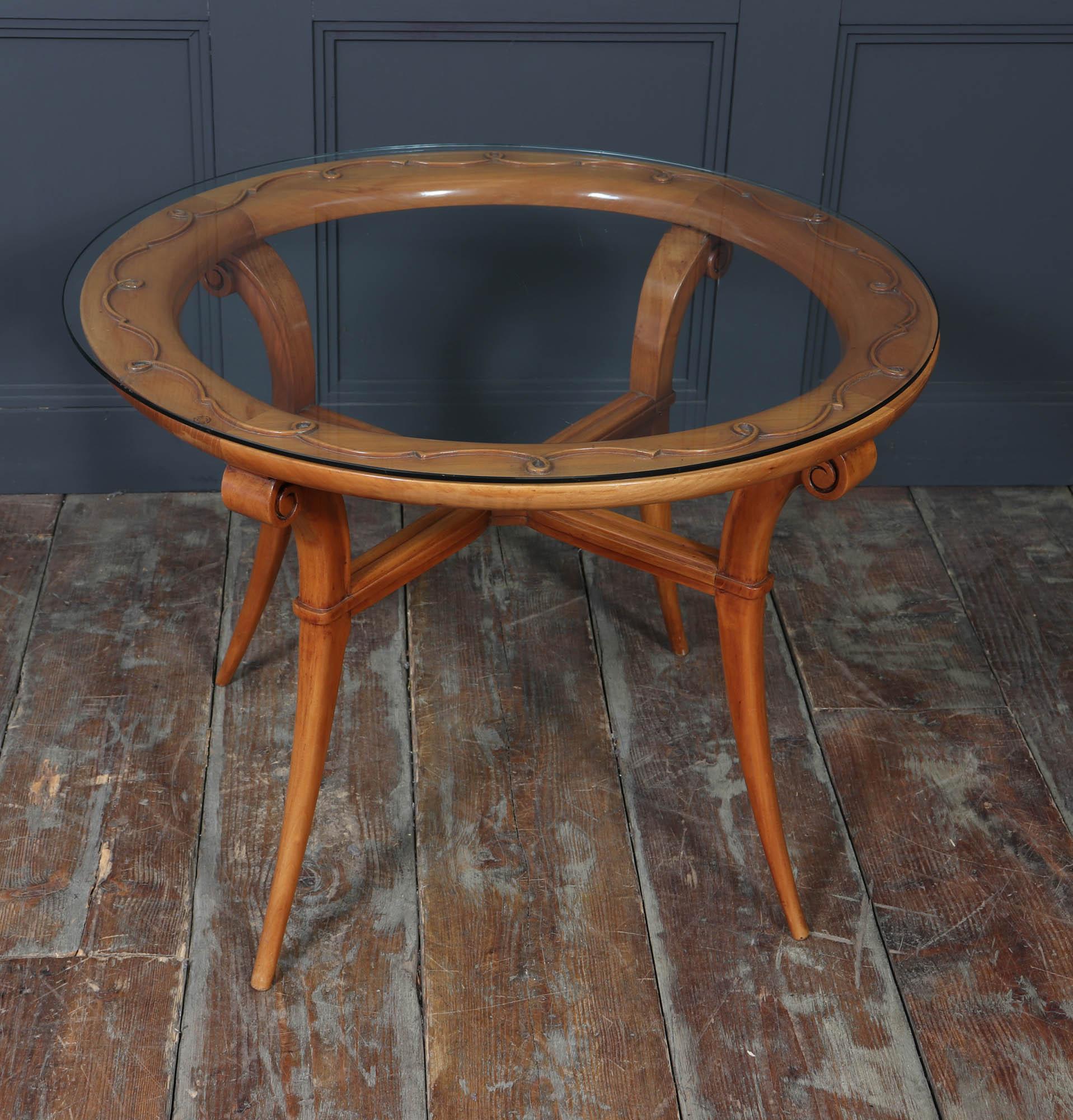 French 1950s Sculptural Centre Table in the Manner of René Prou en venta 2