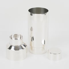 French 1950s Silver Plate Cocktail Shaker by Gelb Paris