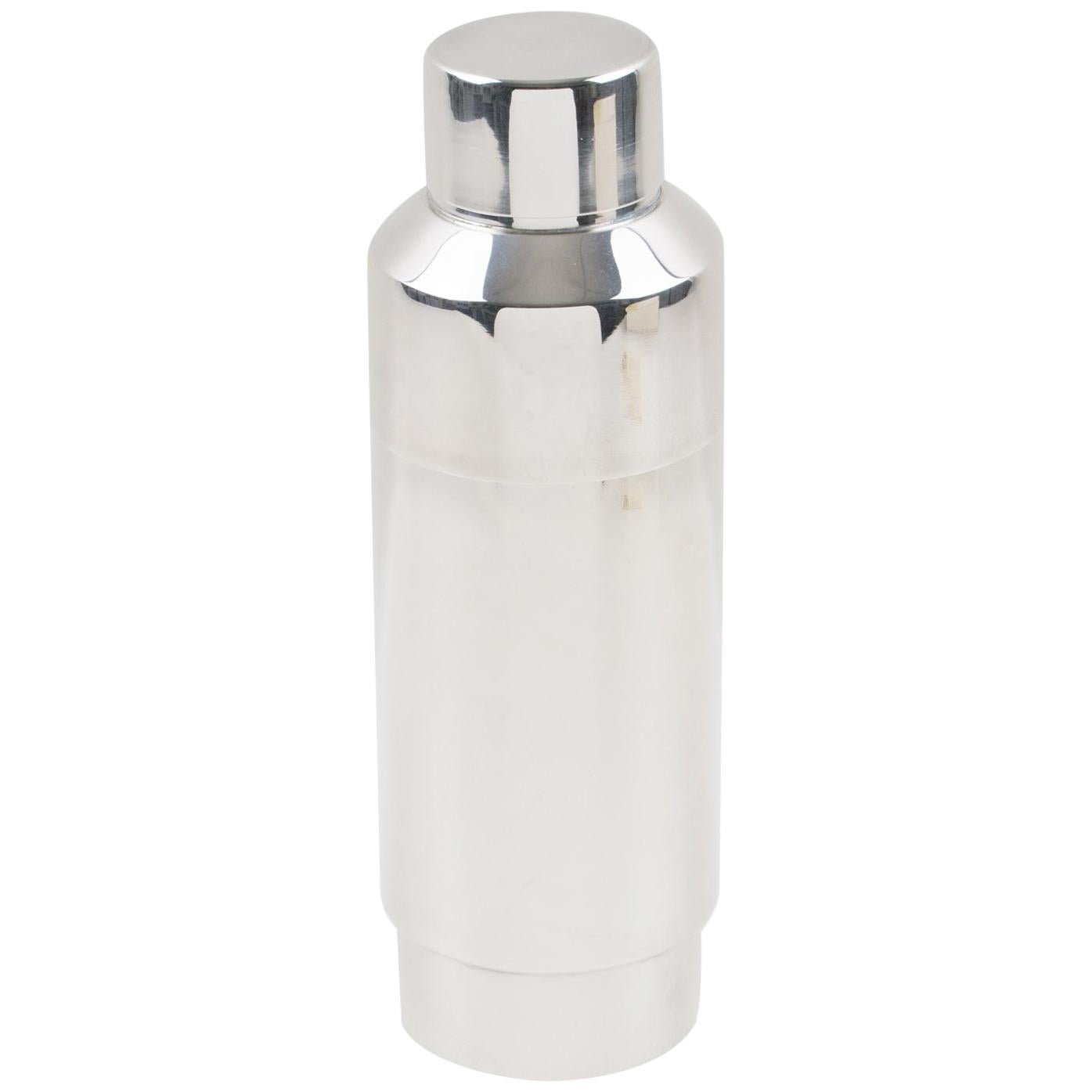 French 1950s Silver Plate Cocktail Shaker