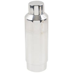 French 1950s Silver Plate Cocktail Shaker