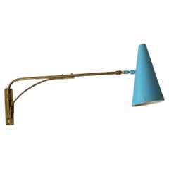 French 1950’s swing arm wall light