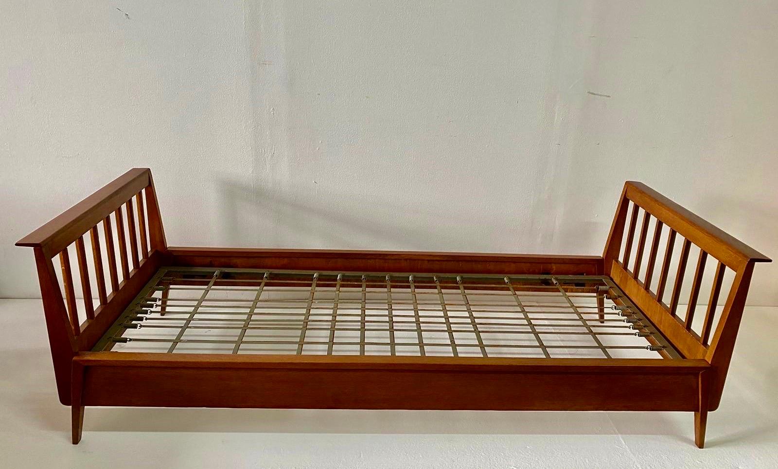 French 1950's Twin Size Daybed by René Gabriel - Two Available For Sale 5