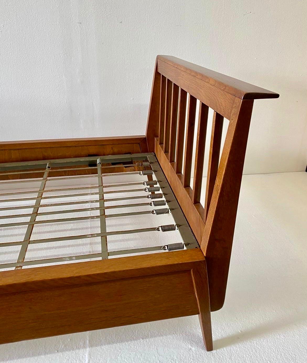 French 1950's Twin Size Daybed by René Gabriel - Two Available For Sale 2