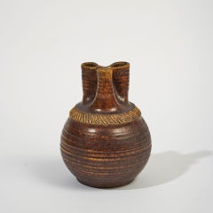French 1950's Vase by Accolay Pottery