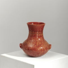 Französische Vase aus den 1950er Jahren von Accolay Pottery