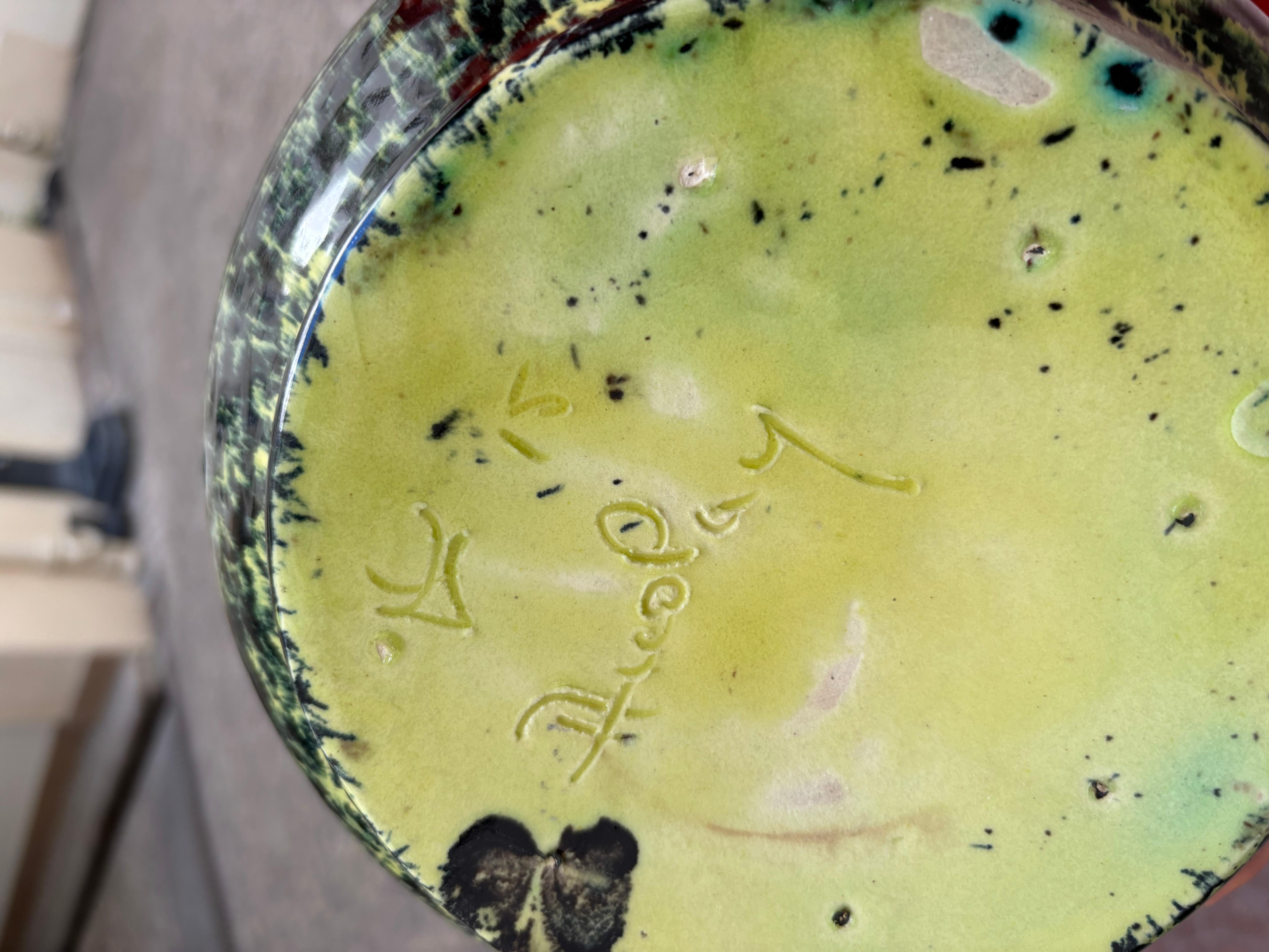 Vase français des années 1950 par Accolay Pottery Excellent état - En vente à PARIS, FR