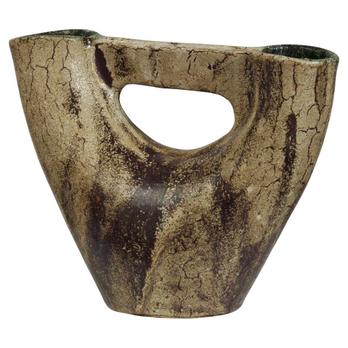 Vase français des années 1950 par Accolay Pottery en vente