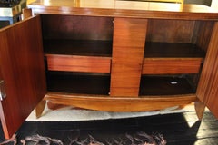 French 1960 Rectangular Teak Sideboard