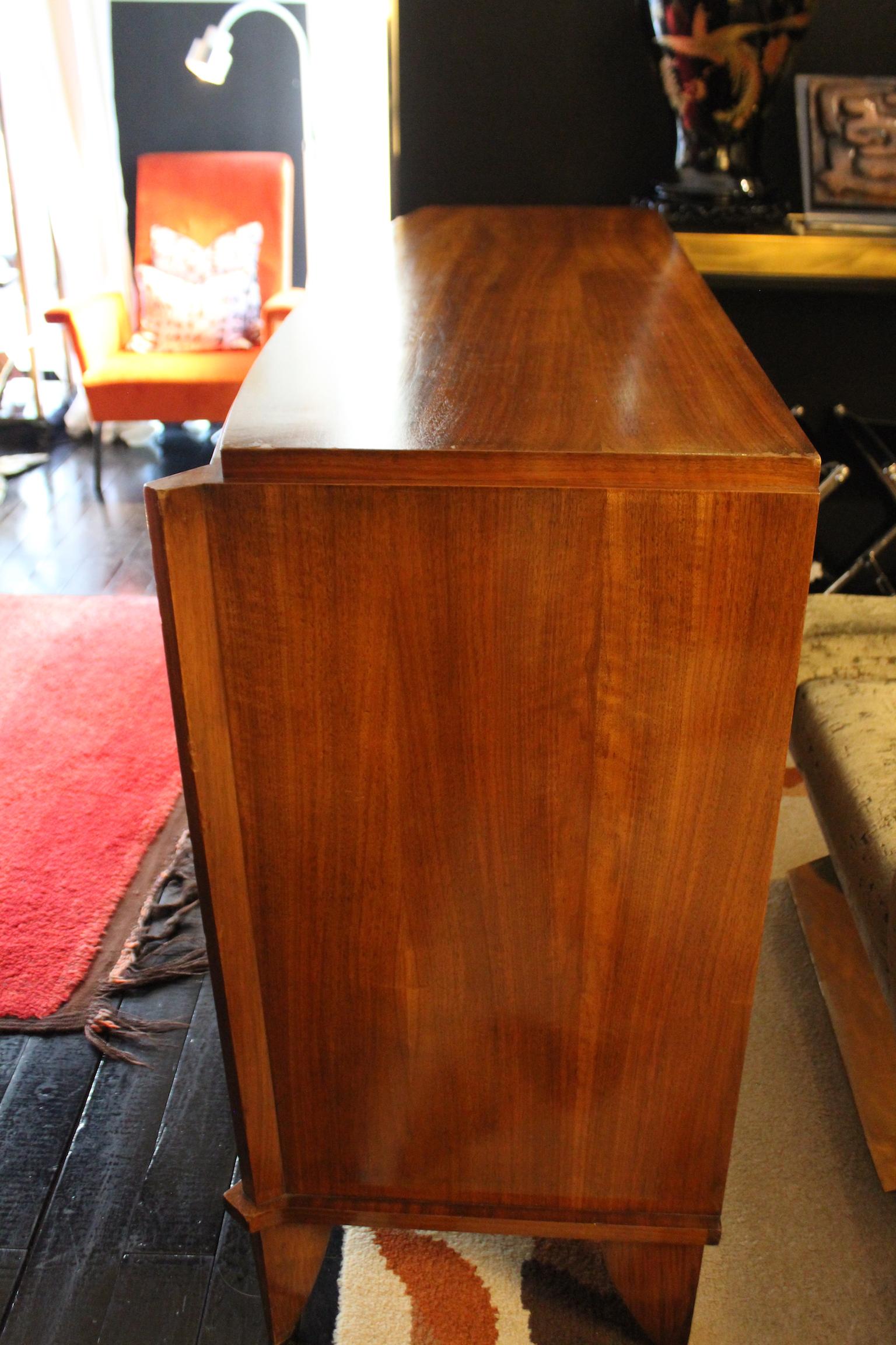 French 1960 Rectangular Teak Sideboard In Good Condition For Sale In Milano, IT